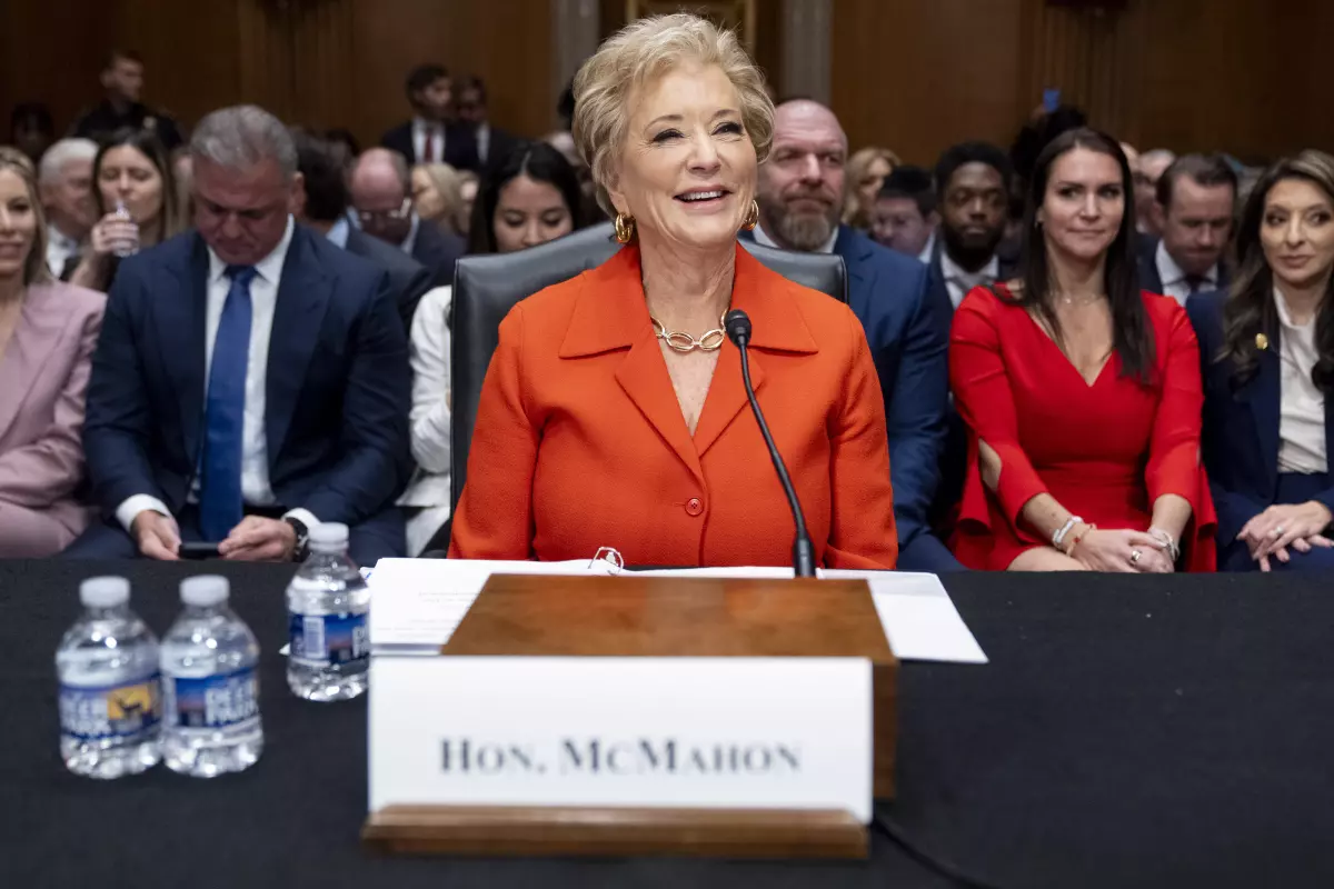 McMahon Supports Plan to Dismantle the U.S. Department of Education