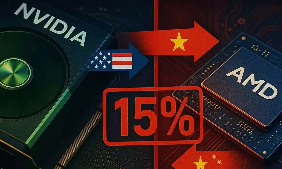 Nvidia and AMD to Pay 15% China Chip Revenue to U.S. Government